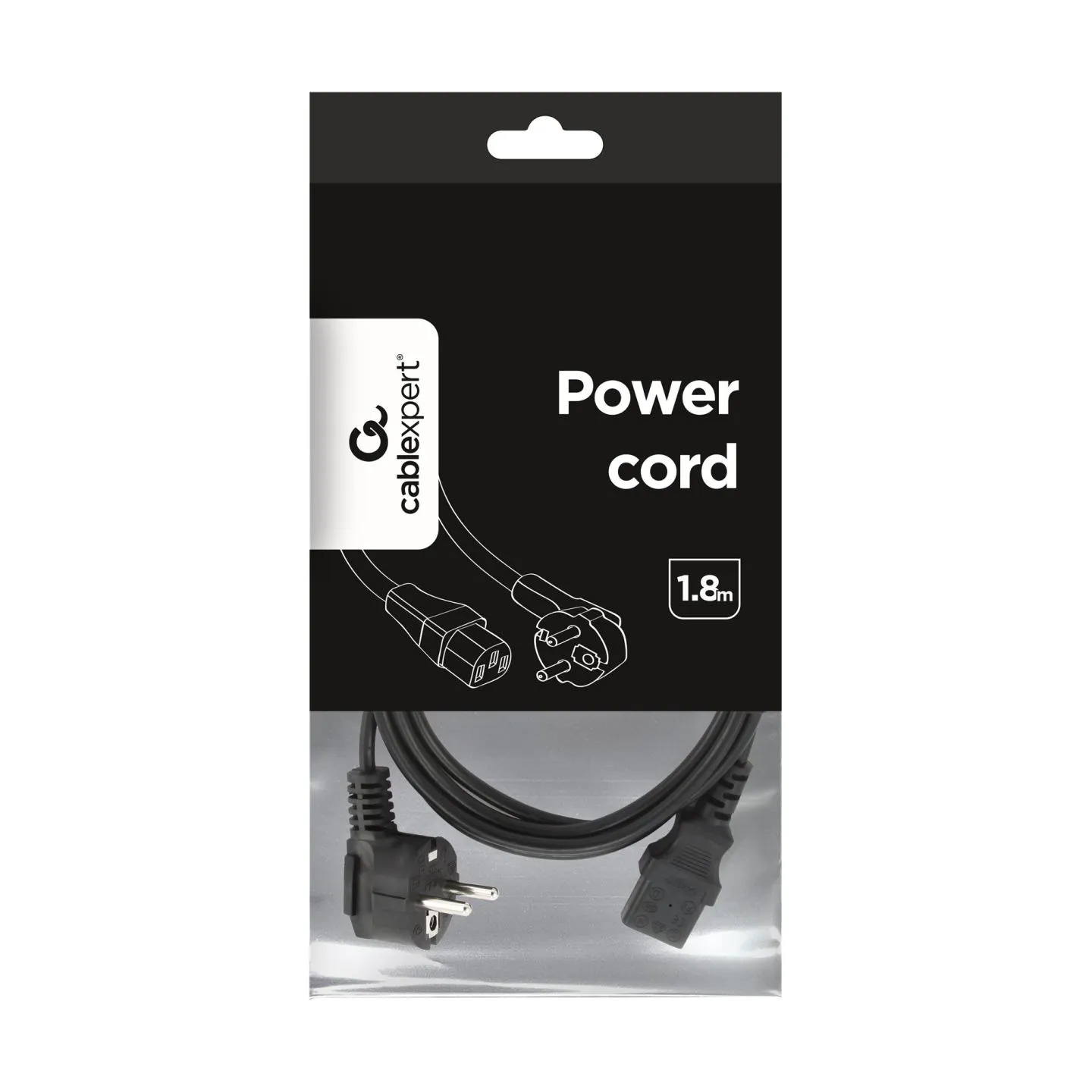 Gembird PC-186 power cord 1.8m