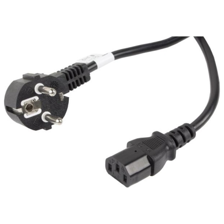 Lanberg | CEE 7/7 to IEC 320 C13 Power Cord | CA-C13C-11CC-0100-BK