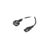 Lanberg | CEE 7/7 to IEC 320 C13 Power Cord | CA-C13C-11CC-0100-BK
