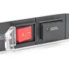 Digitus | 1U Aluminum PDU, rackmountable, 7x safety outlet 16A Plug, 250VAC 50/60Hz, switch, surge protection | DN-95407