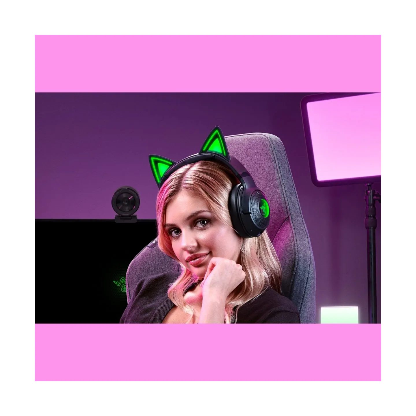 Razer | Headset | Kraken Kitty V2 BT | Yes | Bluetooth | Over-ear | Wireless