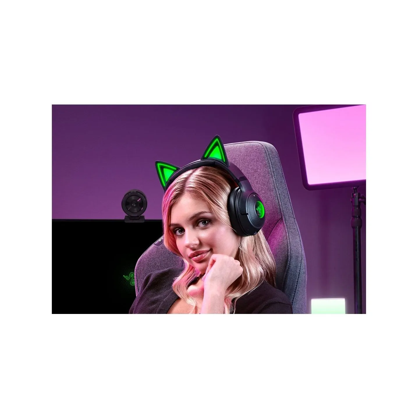 Razer | Headset | Kraken Kitty V2 BT | Yes | Bluetooth | Over-ear | Wireless