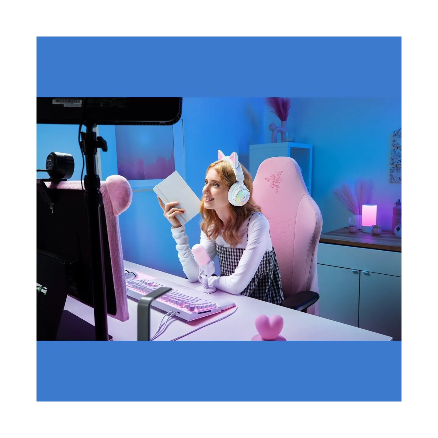 Razer | Headset | Kraken Kitty V3 Pro | Bluetooth | Over-Ear | White