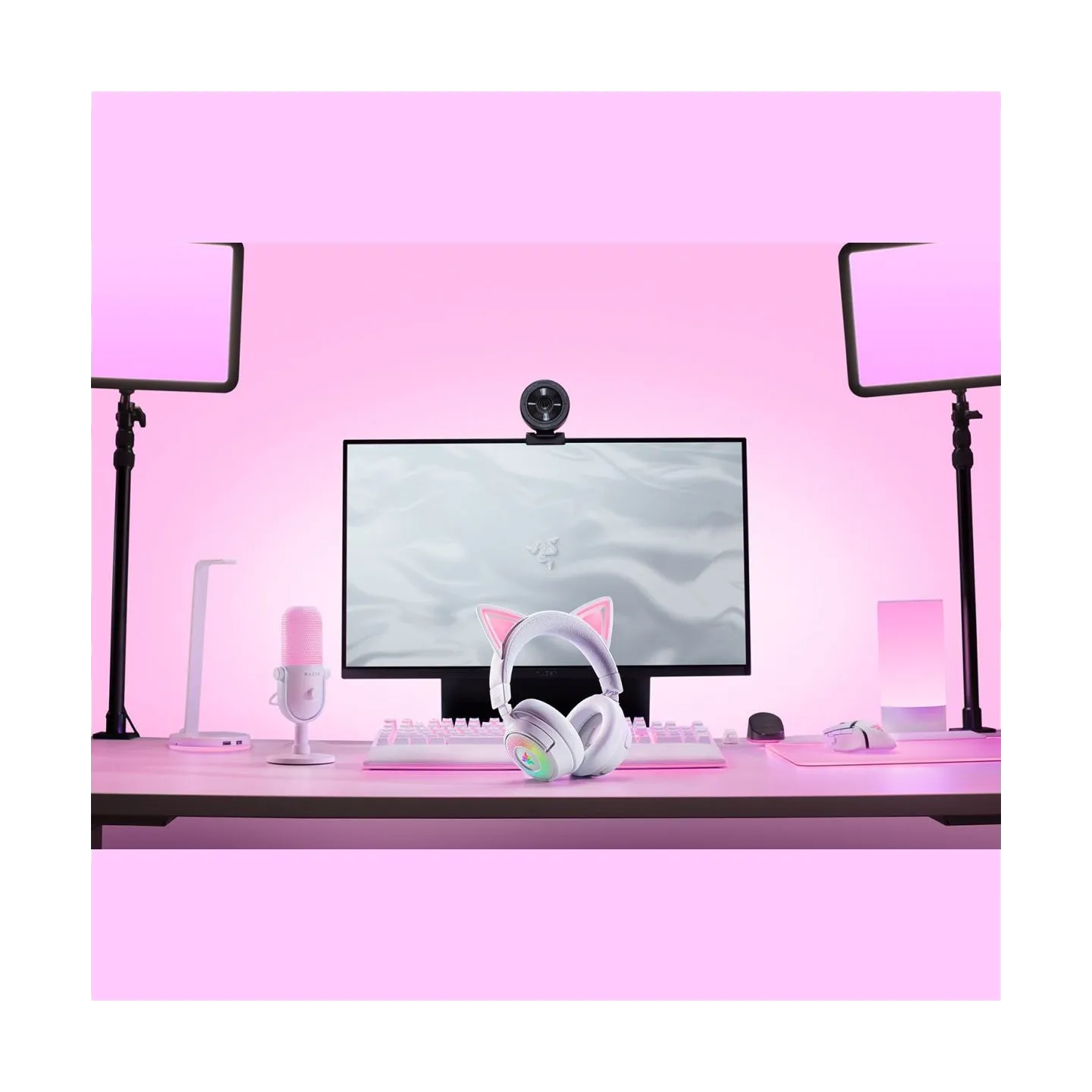 Razer | Headset | Kraken Kitty V3 Pro | Bluetooth | Over-Ear | White