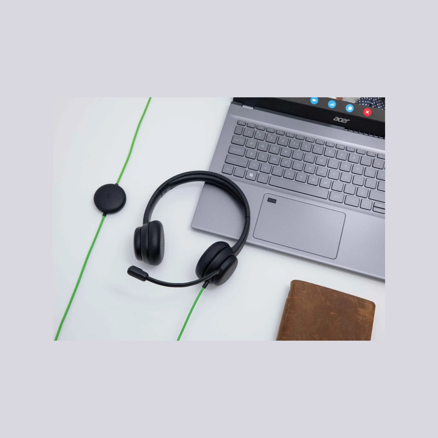 Acer Conference Headset | Built-in microphone | USB Type-A | Black