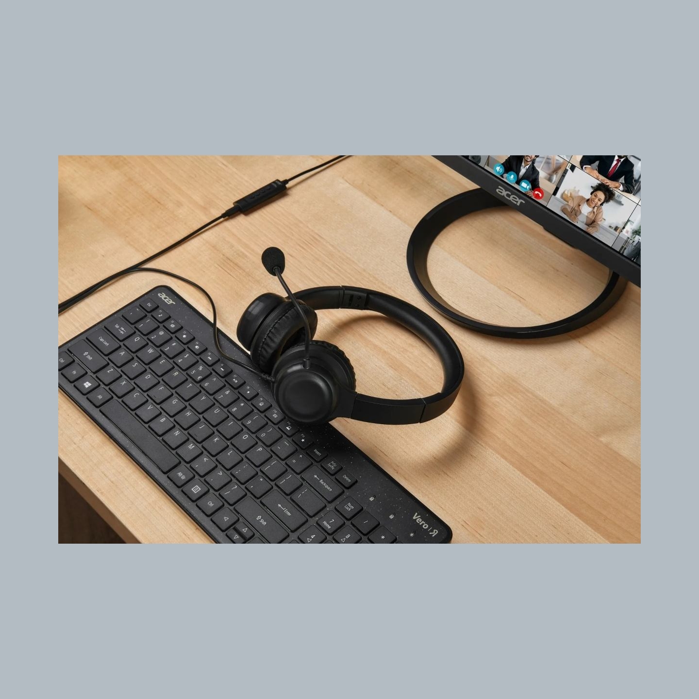 Acer Office Headset | Built-in microphone | Wired | Black