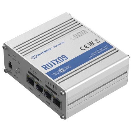 Teltonika Router LTE RUTX09 (Cat 6), 4xGbE, GNSS