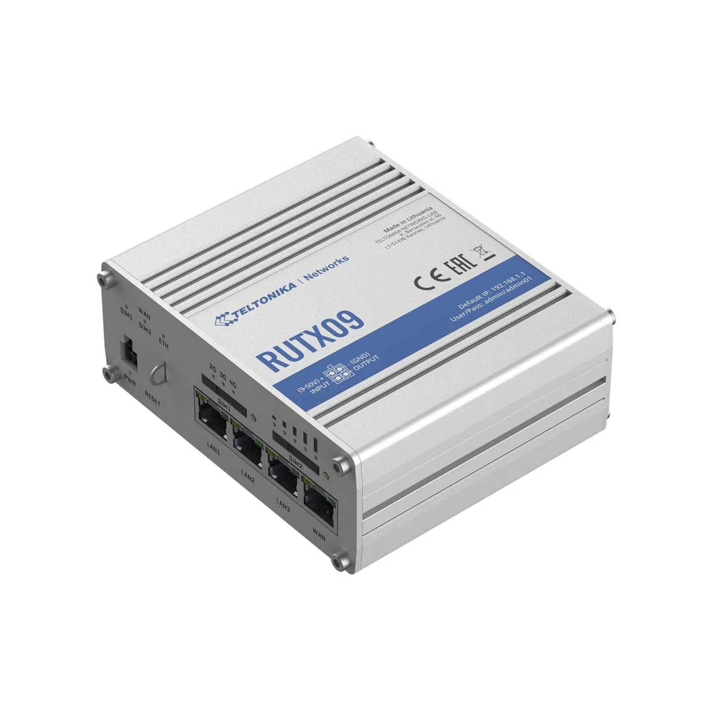 Teltonika IOT ROUTER RUTX09 LTE+ETH