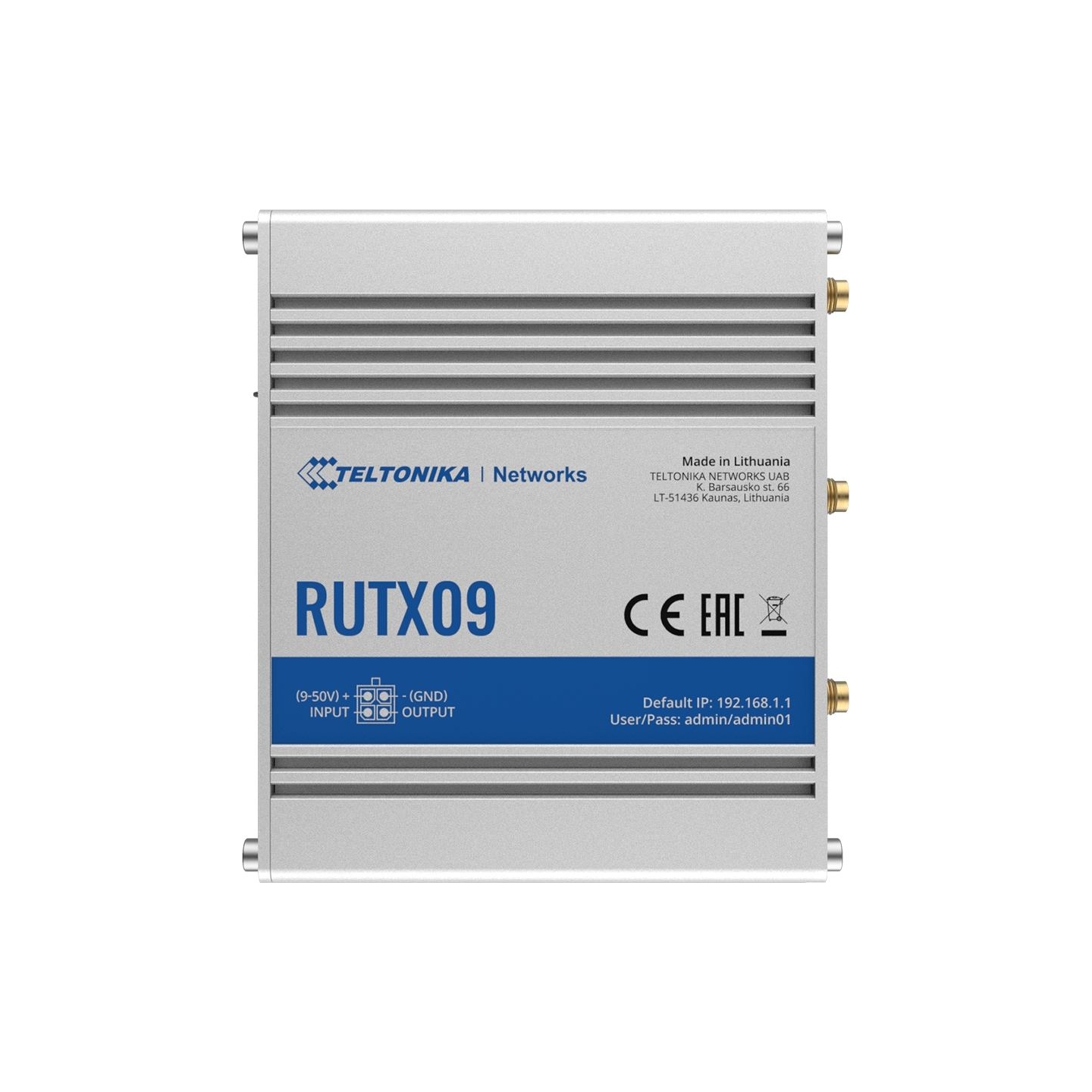Teltonika Router LTE RUTX09 (Cat 6), 4xGbE, GNSS