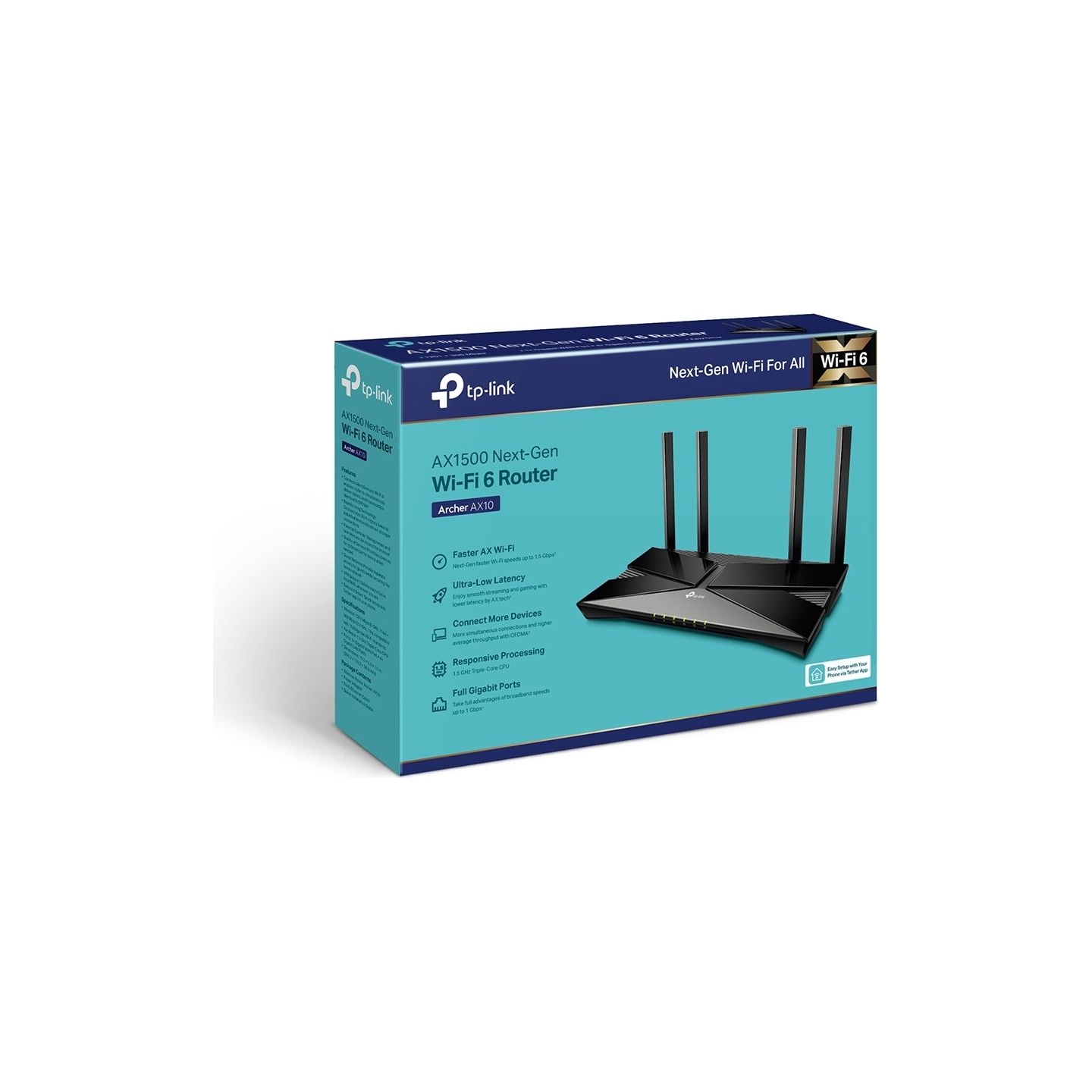 Tp-Link Router Archer AX10 AX1500 4LAN
