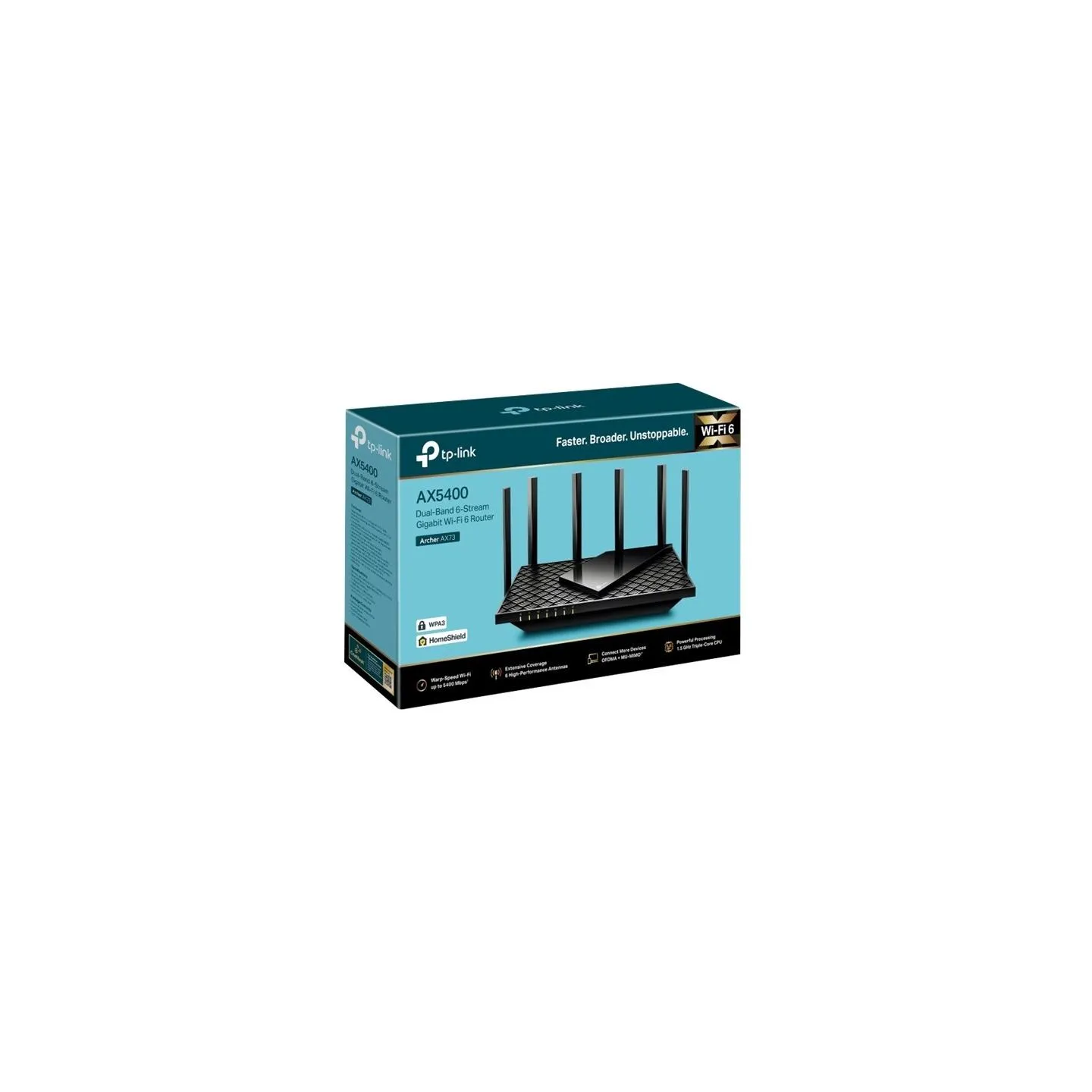 Tp-Link Archer AX73 rou ter AX5400 4LAN 1USB