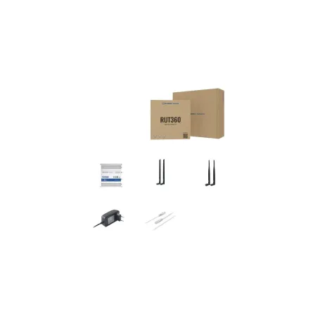 Teltonika Industrial Cellular Router | RUT360 LTE CAT6 | 1 x LAN ports, 10/100 Mbps, compliance with IEEE 802.3, IEEE 802.3u sta