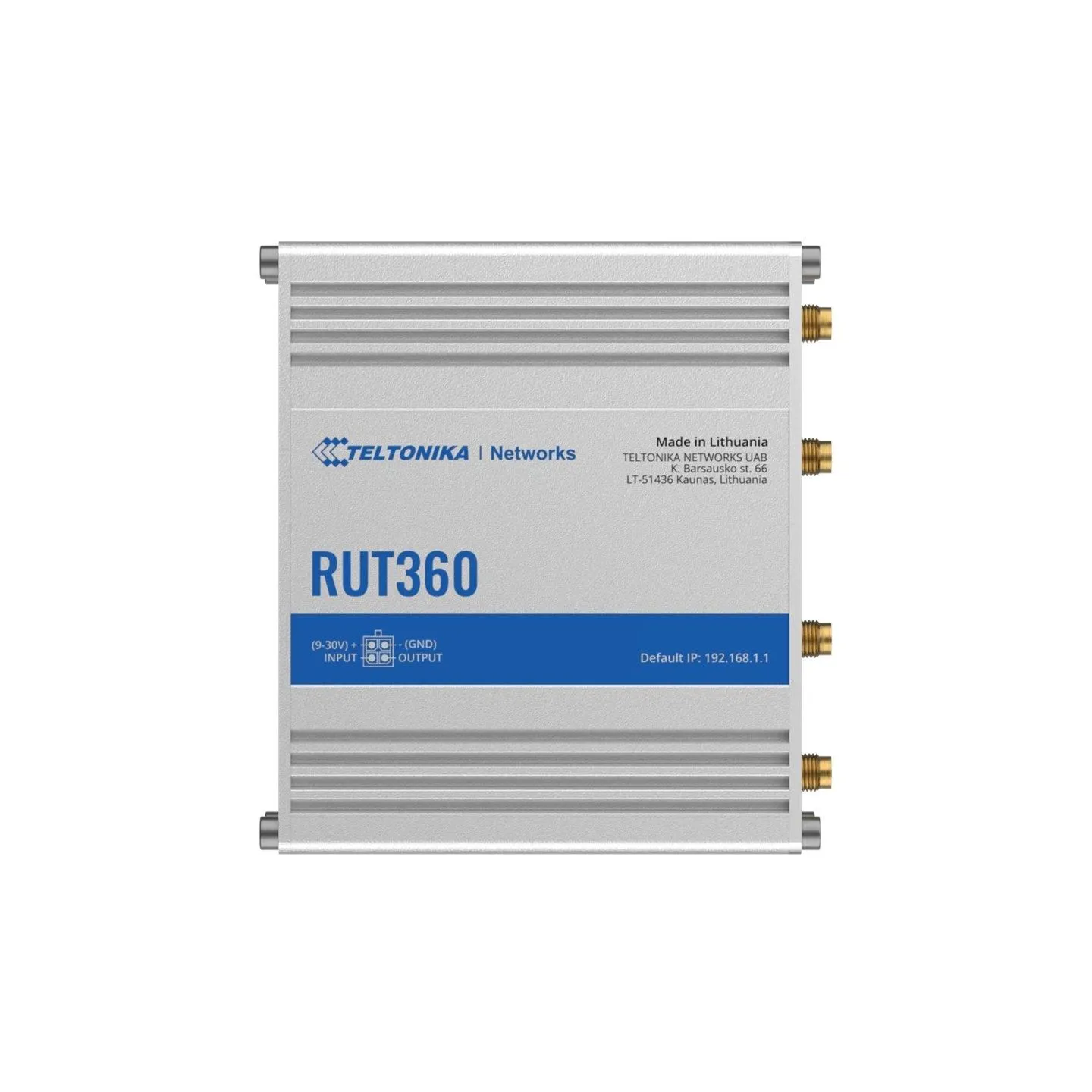 Teltonika Industrial Cellular Router | RUT360 LTE CAT6 | 1 x LAN ports, 10/100 Mbps, compliance with IEEE 802.3, IEEE 802.3u sta