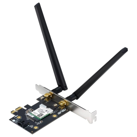 Asus AX1800 Dual-Band Bluetooth 5.2 PCIe Wi-Fi Adapter | PCE-AX1800 | 802.11ax | 574+1201 Mbit/s | Mesh Support No | MU-MiMO Yes