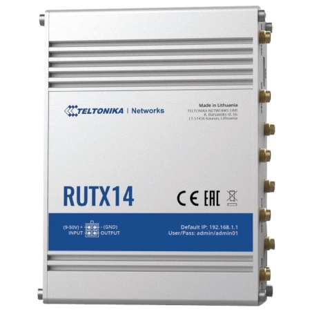 Teltonika IOT ROUTER RUTX14 2XLTE(CAT12)+ETH+WIFI