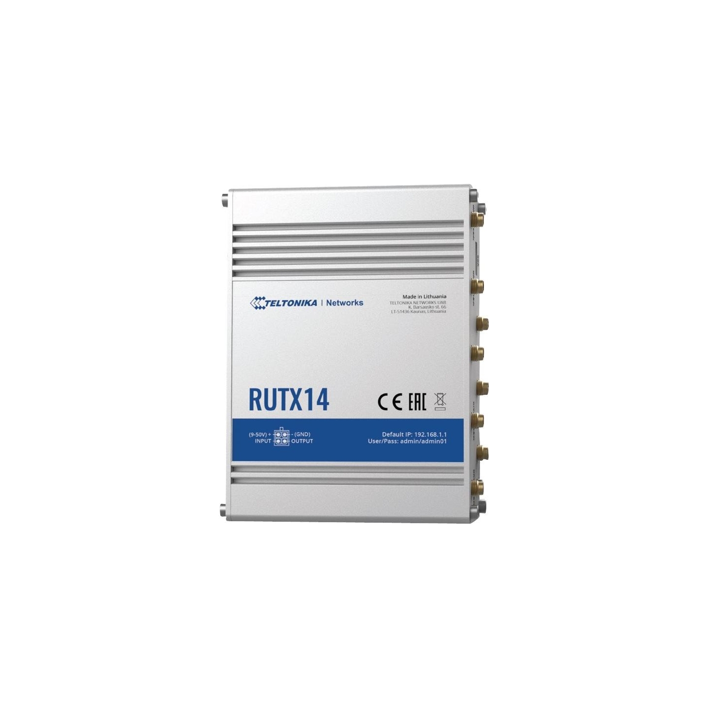 Teltonika IOT ROUTER RUTX14 2XLTE(CAT12)+ETH+WIFI