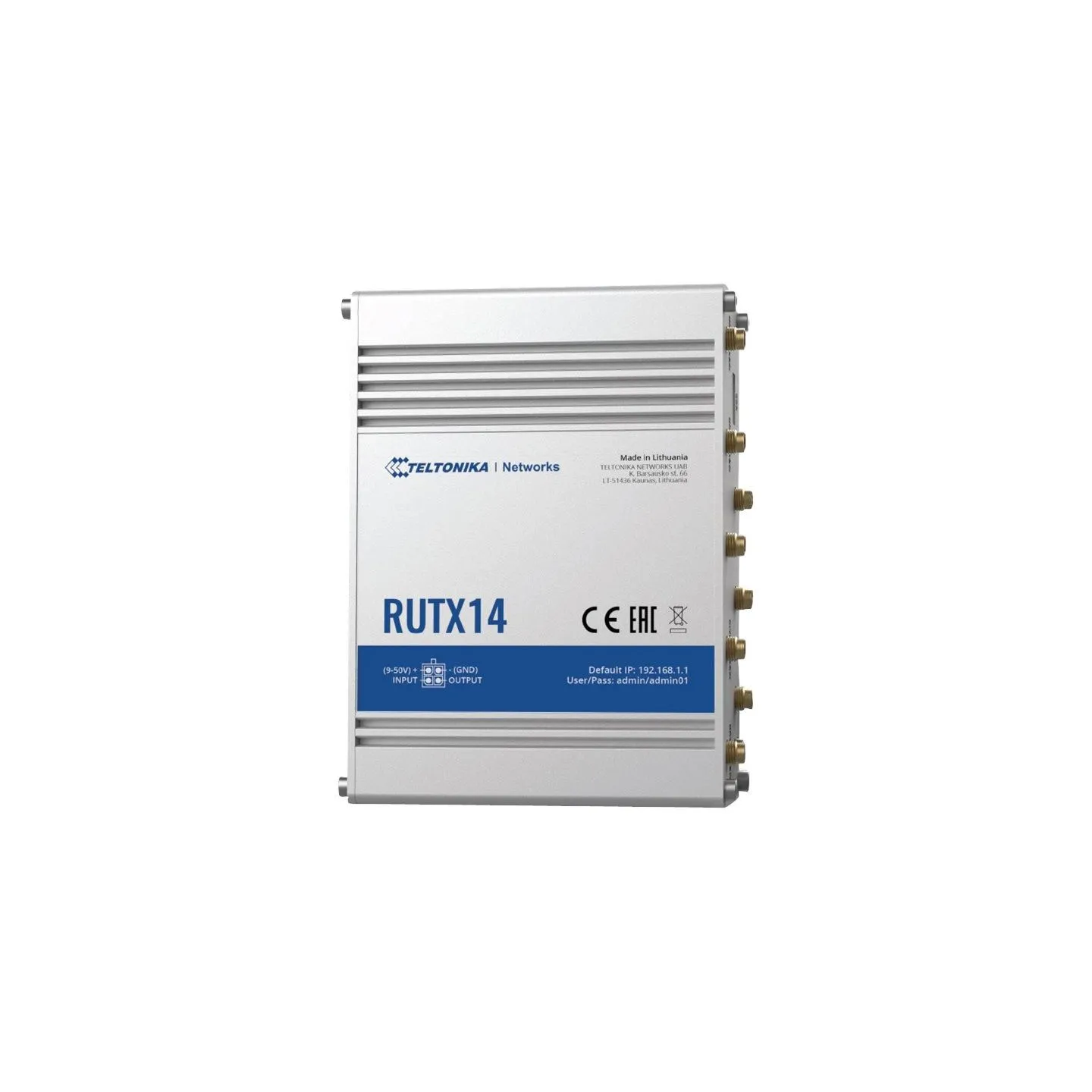Teltonika IOT ROUTER RUTX14 2XLTE(CAT12)+ETH+WIFI