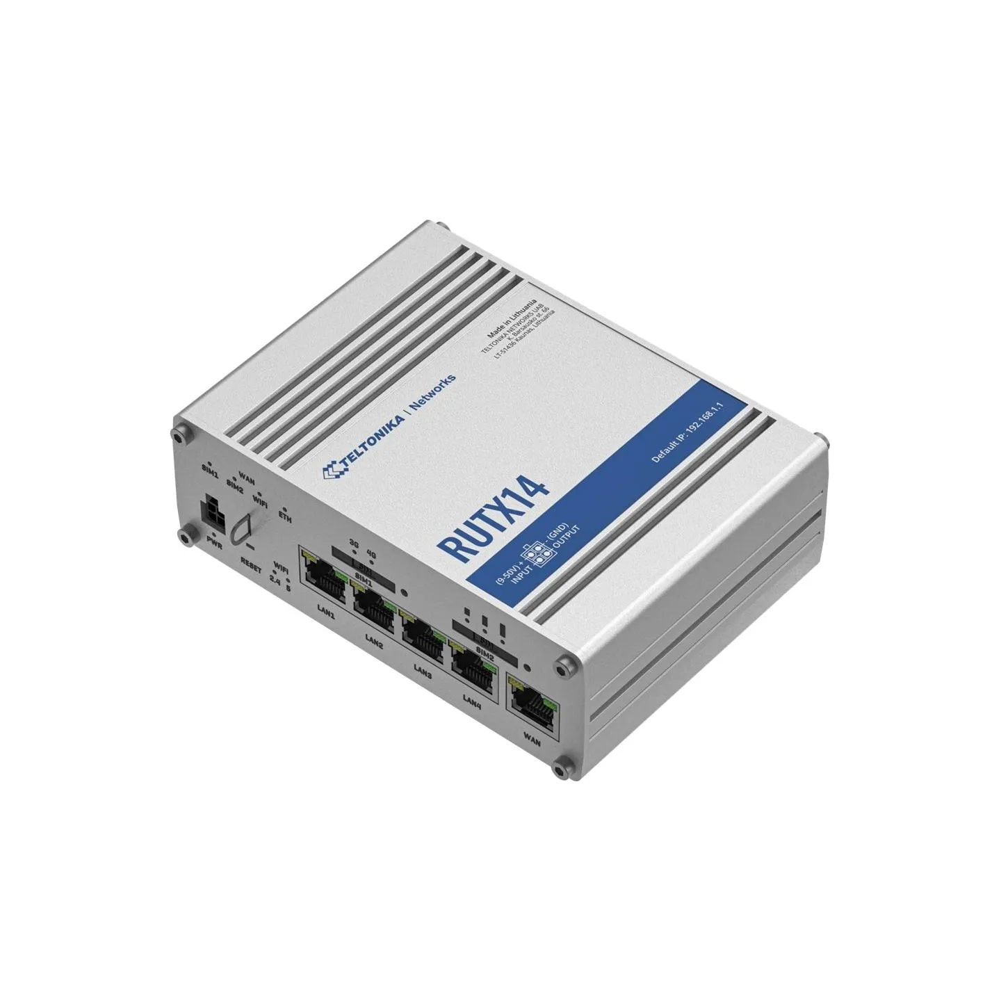Teltonika IOT ROUTER RUTX14 2XLTE(CAT12)+ETH+WIFI