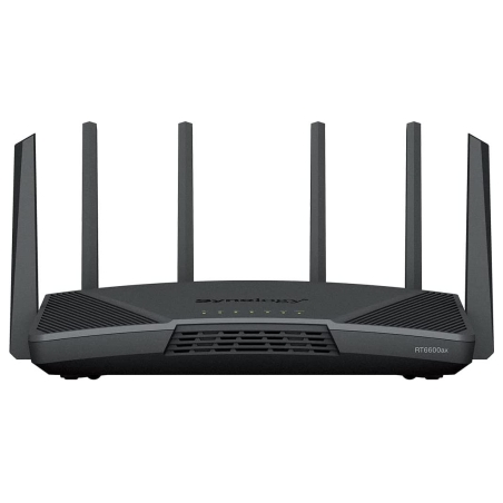 Synology Wireless router RT6600ax WiFi 6 4x1,8Ghz 1GB DDR3 1x2,5GbE 1xUSB 3.2.1