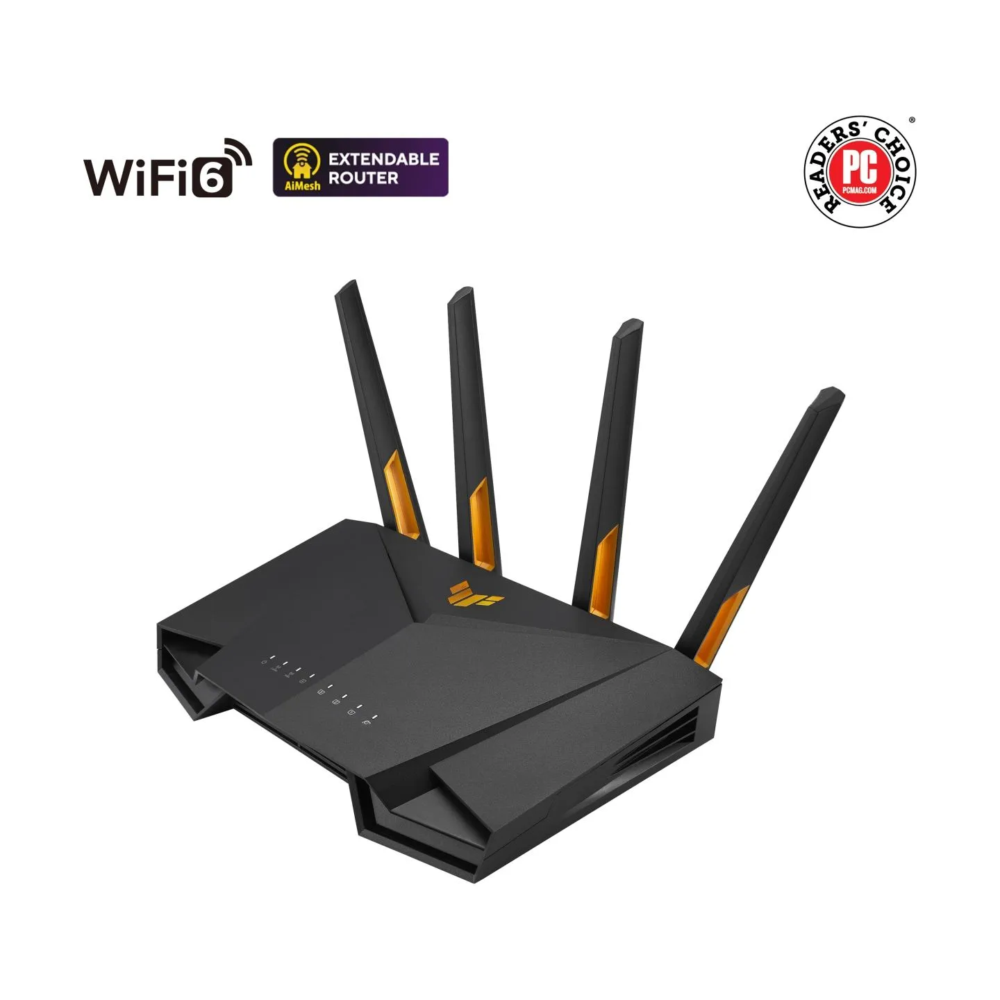 Asus TUF-AX3000 V2 Dual Band WiFi 6 Gaming Router | Dual Band WiFi 6 Gaming Router | TUF-AX3000 V2 | 802.11ax | 2402+574 Mbit/s 