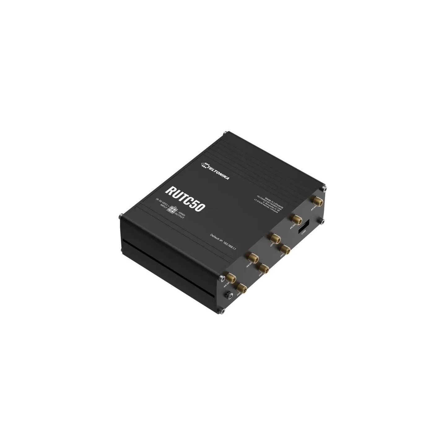 Teltonika Industrial 5G Router with Wi-Fi 6 | RUTC5020 | 802.11ax | 10/100/1000 Mbit/s | Ethernet LAN (RJ-45) ports 5 | Mesh Sup