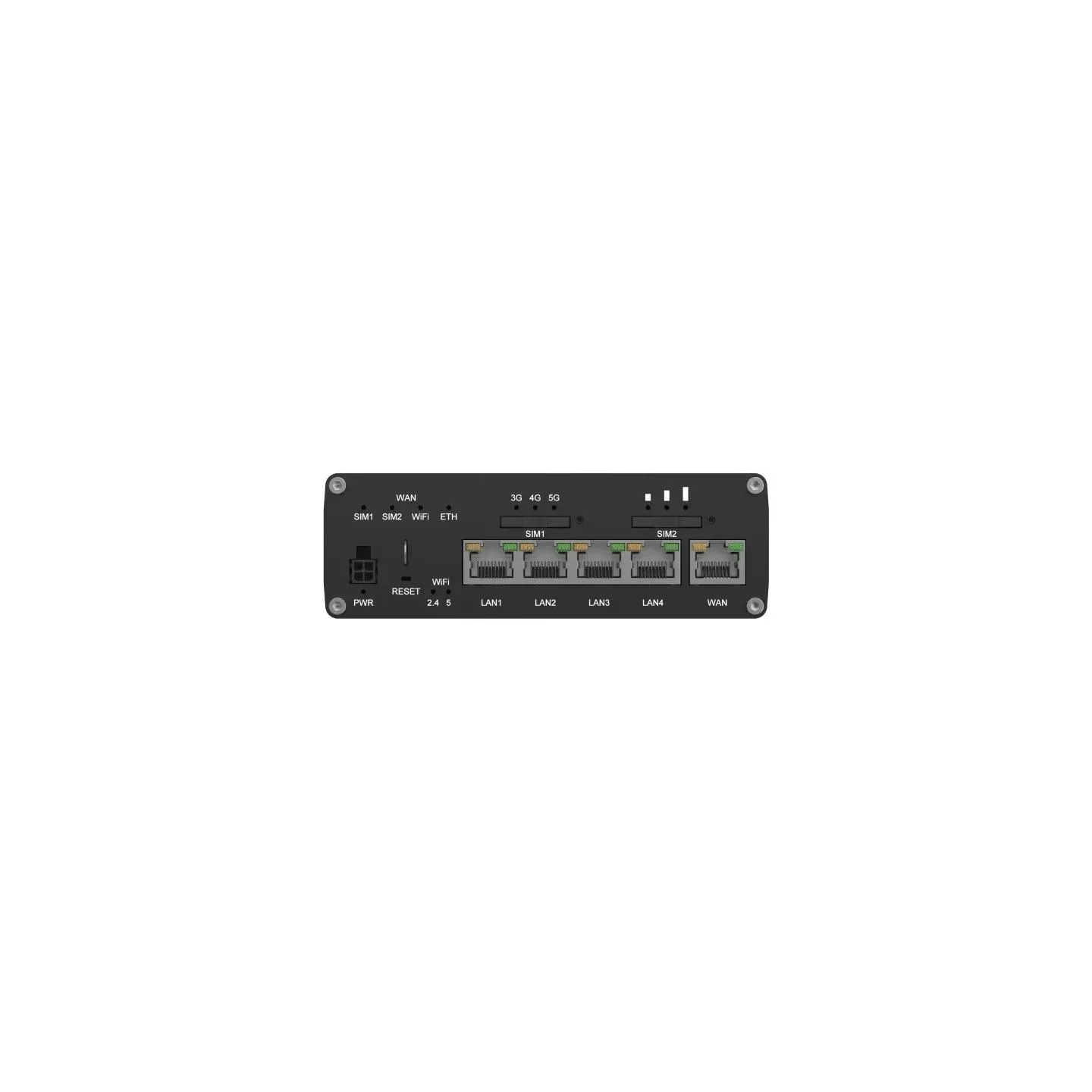 Teltonika Industrial 5G Router with Wi-Fi 6 | RUTC5020 | 802.11ax | 10/100/1000 Mbit/s | Ethernet LAN (RJ-45) ports 5 | Mesh Sup