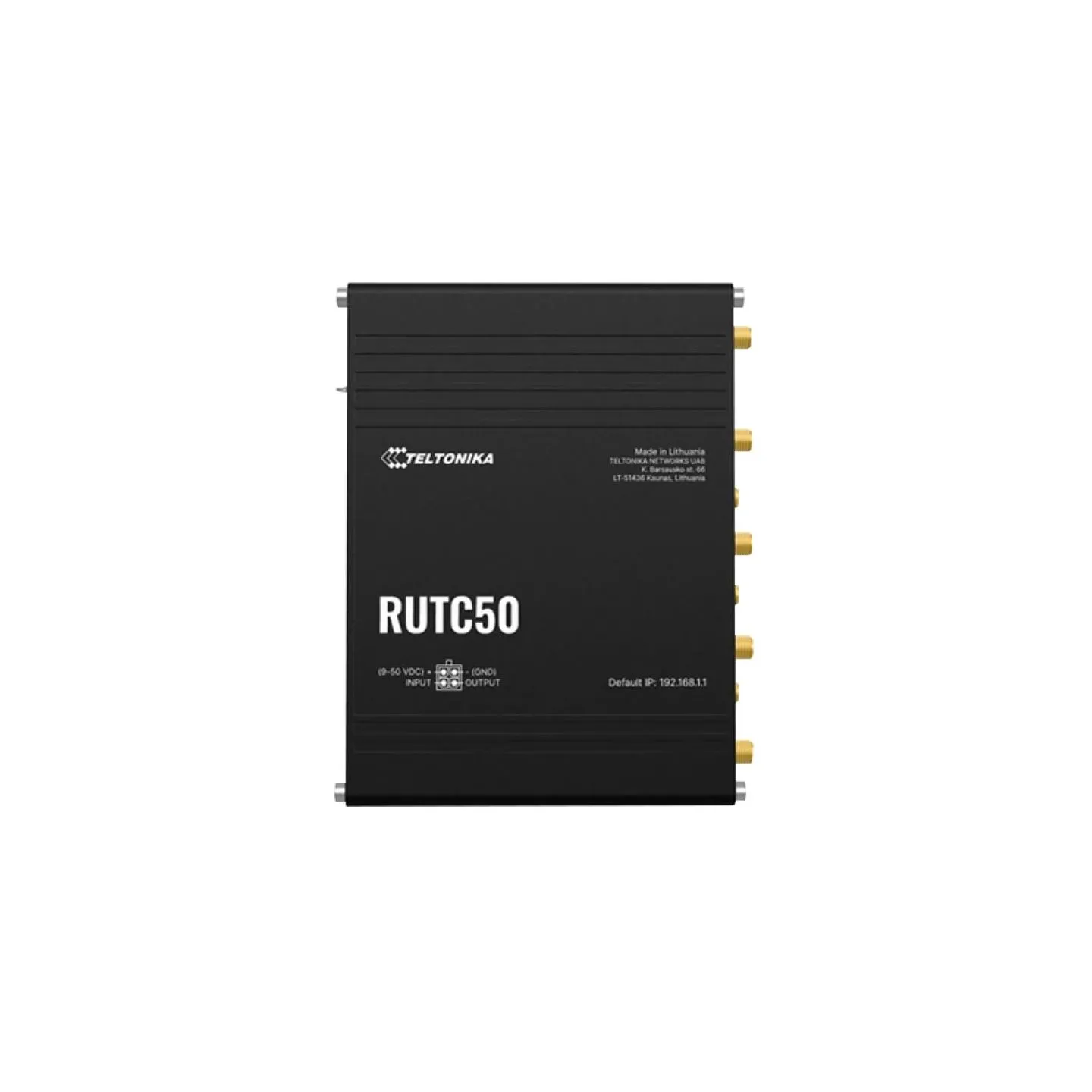 Teltonika Industrial 5G Router with Wi-Fi 6 | RUTC5020 | 802.11ax | 10/100/1000 Mbit/s | Ethernet LAN (RJ-45) ports 5 | Mesh Sup