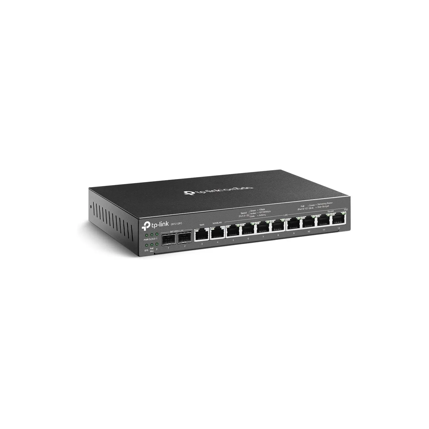 Tp-Link Omada 3-in-1 Gigabit VPN Router | ER7212PC | 802.1q | 10/100/1000 Mbit/s | Ethernet LAN (RJ-45) ports 8 | Mesh Support N
