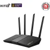 Asus Wireless AX3000 Dual Band WiFi 6 | RT-AX57 | 802.11ax | 2402+574 Mbit/s | 10/100/1000 Mbit/s | Ethernet LAN (RJ-45) ports 4