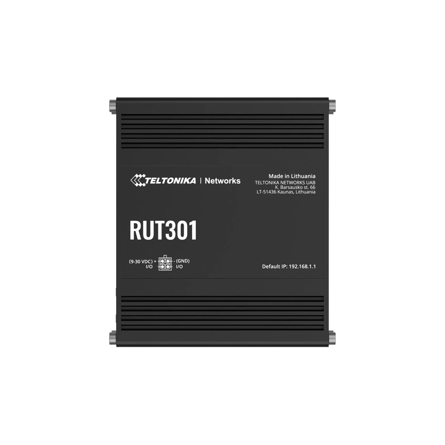 Teltonika Ethernet Router | RUT301 | No Wi-Fi | 10/100 Mbit/s | Ethernet LAN (RJ-45) ports 5 | Mesh Support No | MU-MiMO No | No