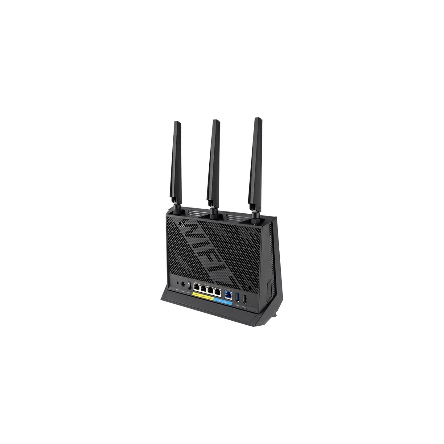 Asus Wireless Wifi 7 Dual Band Gigabit Router | RT-BE86U | 802.11be | 6800 Mbit/s | Ethernet LAN (RJ-45) ports 5 | Mesh Support 