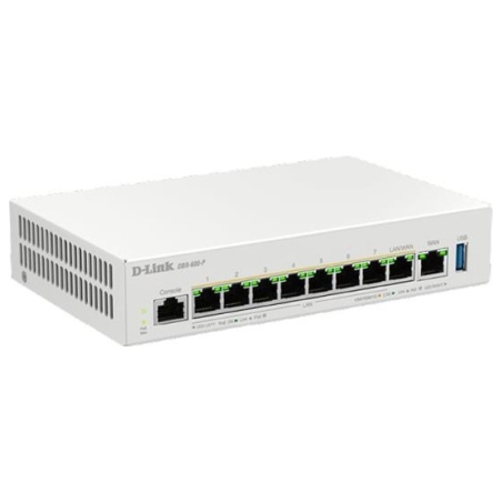 D-Link Wireless router | DBR-600-P/E | 10/100/1000 Mbit/s | Ethernet LAN (RJ-45) ports 8 | Mesh Support Yes | MU-MiMO No | No mo