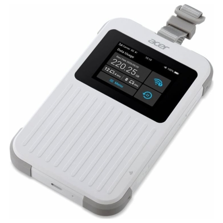 Acer Connect M6E Wi-Fi 5G Mobile Hotspot | FF.G2VTA.001 | 802.11ax | Mesh Support No | MU-MiMO No | 5G