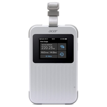 Acer Connect M6E Wi-Fi 5G Mobile Hotspot | FF.G2VTA.001 | 802.11ax | Mesh Support No | MU-MiMO No | 5G