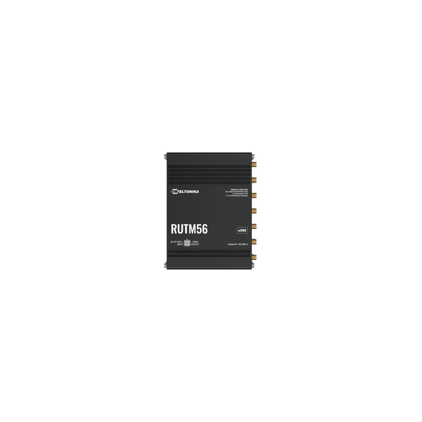 Teltonika IOT ROUTER RUTM56 DUAL MODEM 4G&5G+ETH+WIFI