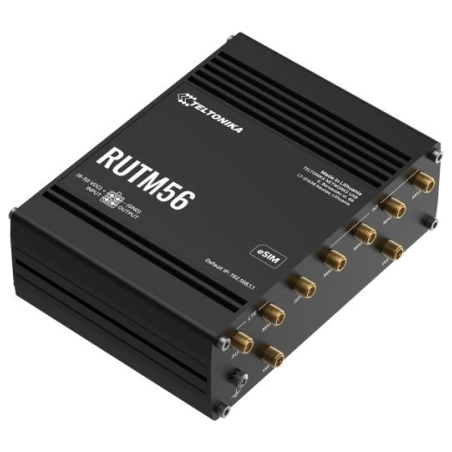 Teltonika IOT ROUTER RUTM56 DUAL MODEM 4G&5G+ETH+WIFI