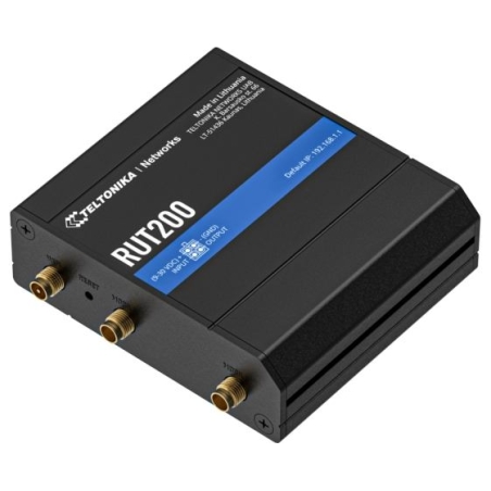 Teltonika LTE Cat 4 Router | RUT200 | 802.11n | 10/100 Mbit/s | Ethernet LAN (RJ-45) ports 2 | Mesh Support No | MU-MiMO No | No
