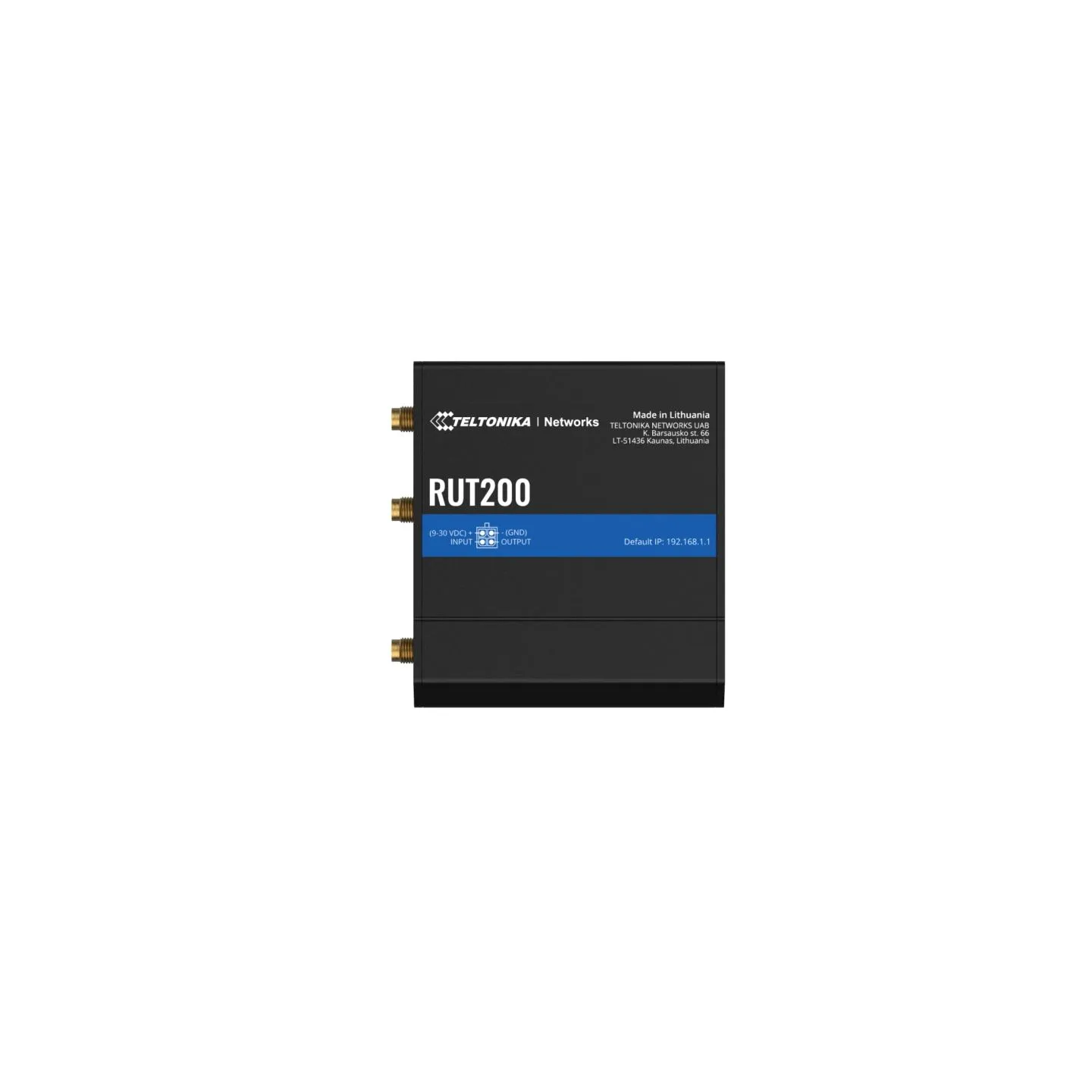 Teltonika LTE Cat 4 Router | RUT200 | 802.11n | 10/100 Mbit/s | Ethernet LAN (RJ-45) ports 2 | Mesh Support No | MU-MiMO No | No