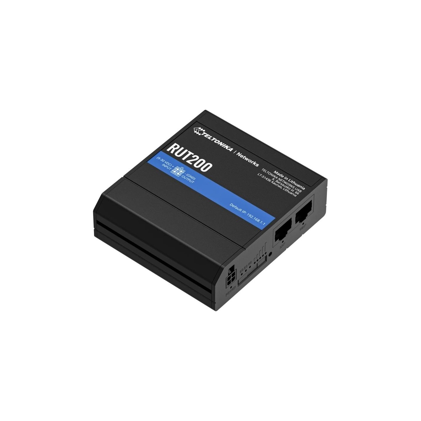 Teltonika LTE Cat 4 Router | RUT200 | 802.11n | 10/100 Mbit/s | Ethernet LAN (RJ-45) ports 2 | Mesh Support No | MU-MiMO No | No