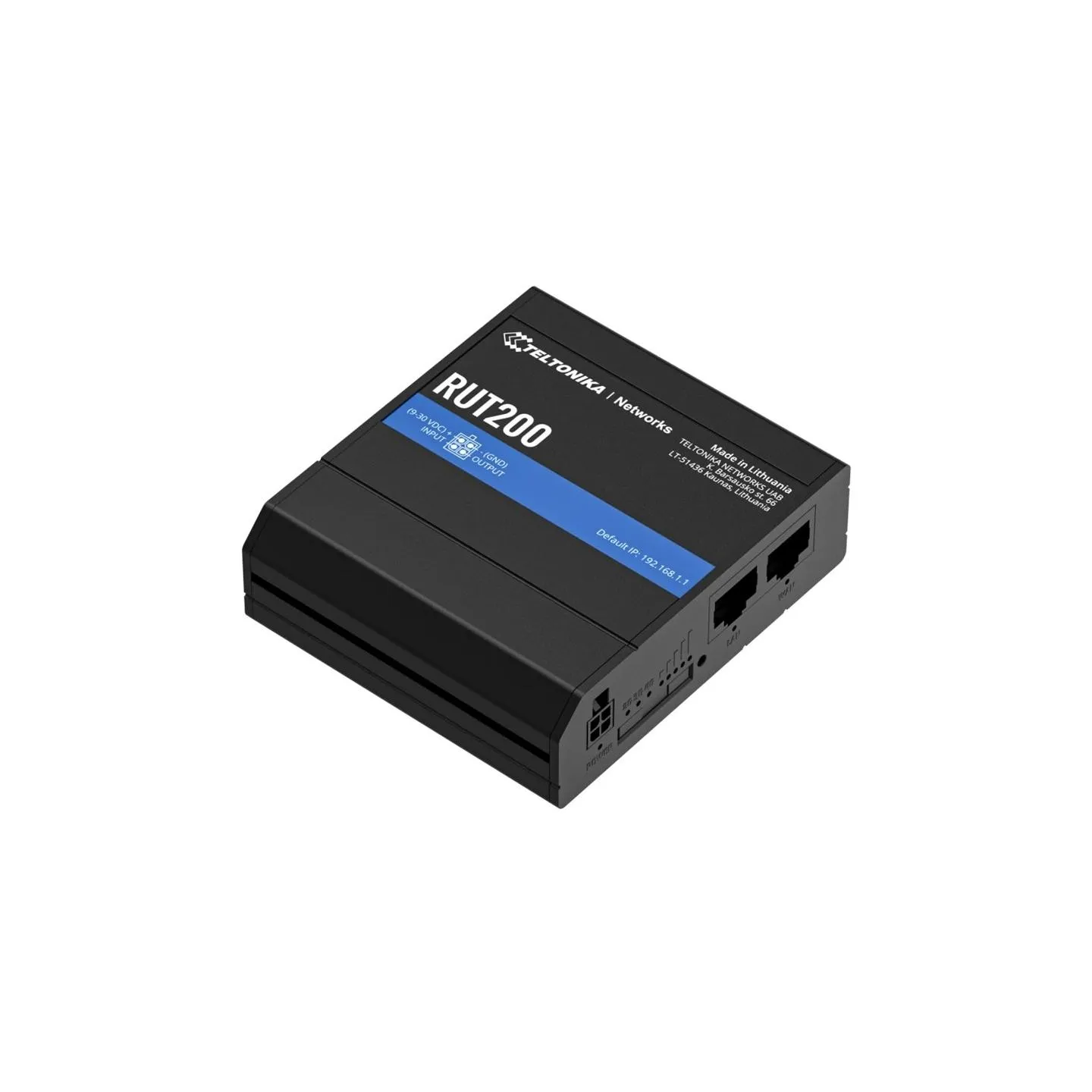Teltonika LTE Cat 4 Router | RUT200 | 802.11n | 10/100 Mbit/s | Ethernet LAN (RJ-45) ports 2 | Mesh Support No | MU-MiMO No | No