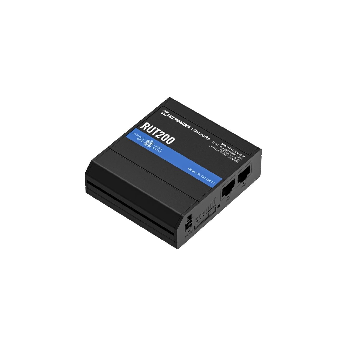 Teltonika IOT ROUTER RUT200 4G (CAT4) 2X10/100 RJ45 AC WIFI