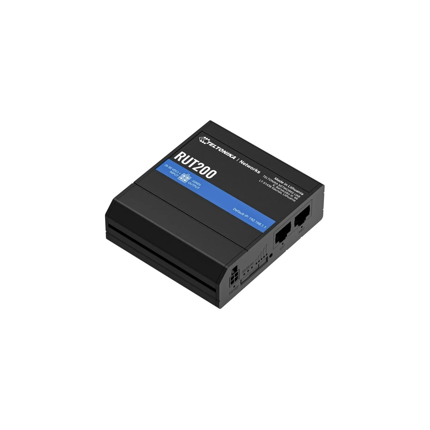 Teltonika LTE Cat 4 Router | RUT200 | 802.11n | 10/100 Mbit/s | Ethernet LAN (RJ-45) ports 2 | Mesh Support No | MU-MiMO No | No