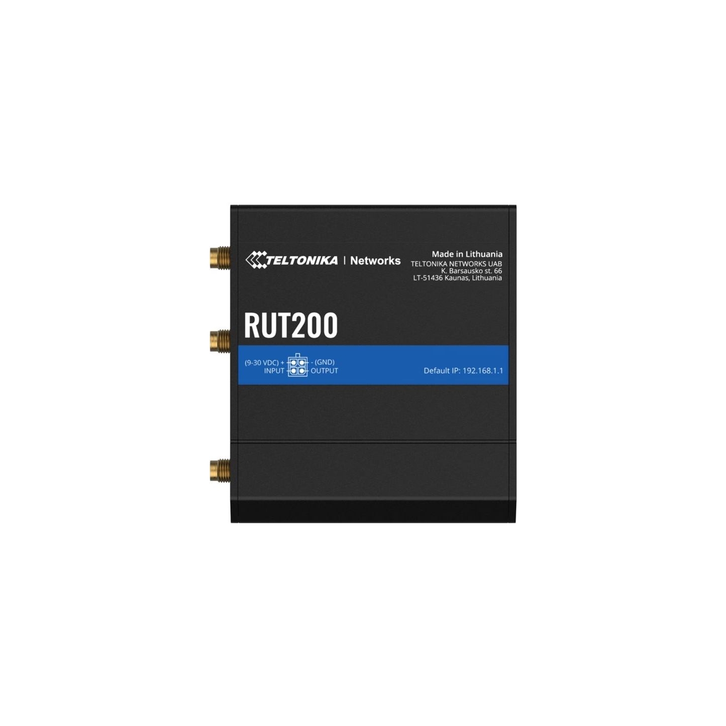 Teltonika LTE Cat 4 Router | RUT200 | 802.11n | 10/100 Mbit/s | Ethernet LAN (RJ-45) ports 2 | Mesh Support No | MU-MiMO No | No