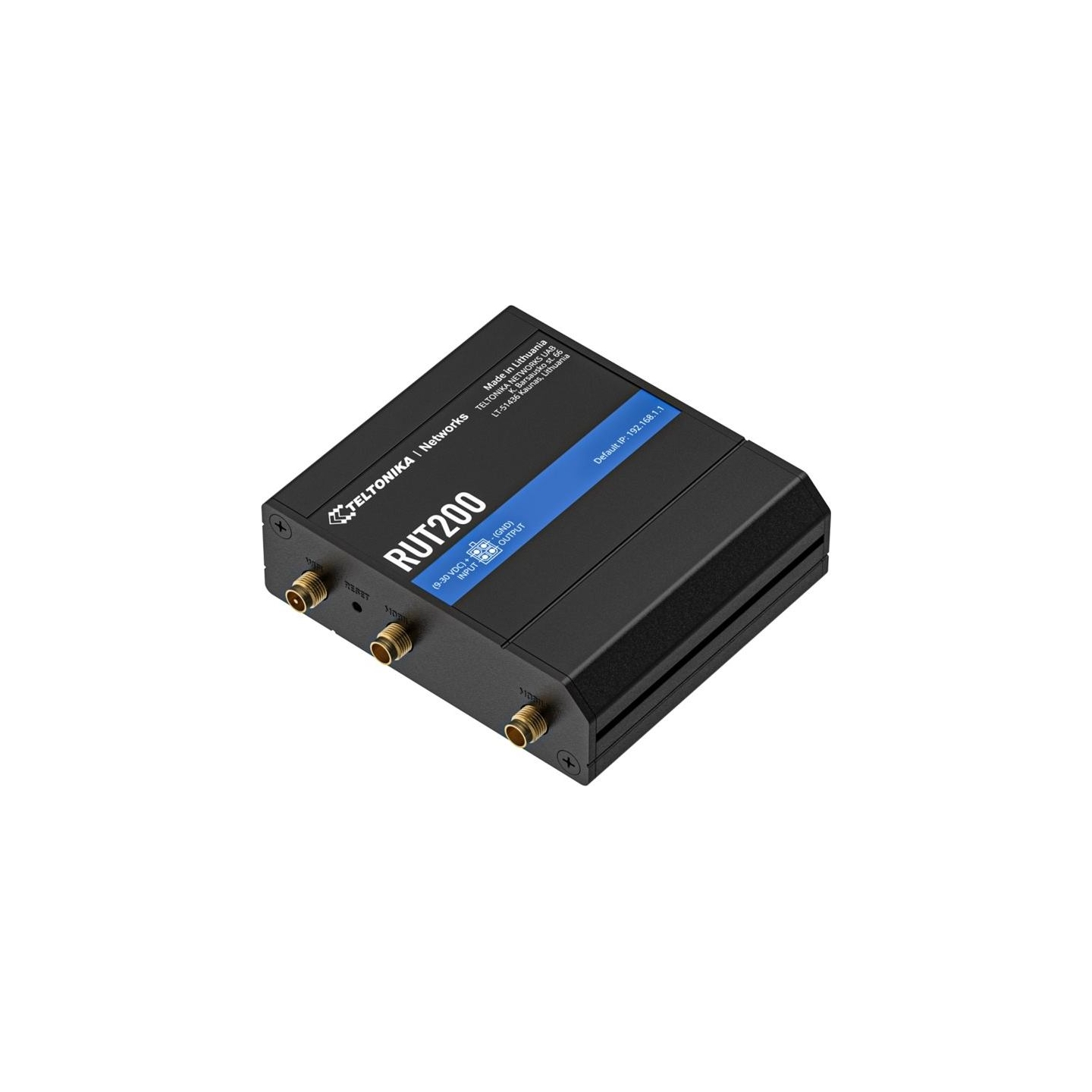 Teltonika LTE Cat 4 Router | RUT200 | 802.11n | 10/100 Mbit/s | Ethernet LAN (RJ-45) ports 2 | Mesh Support No | MU-MiMO No | No