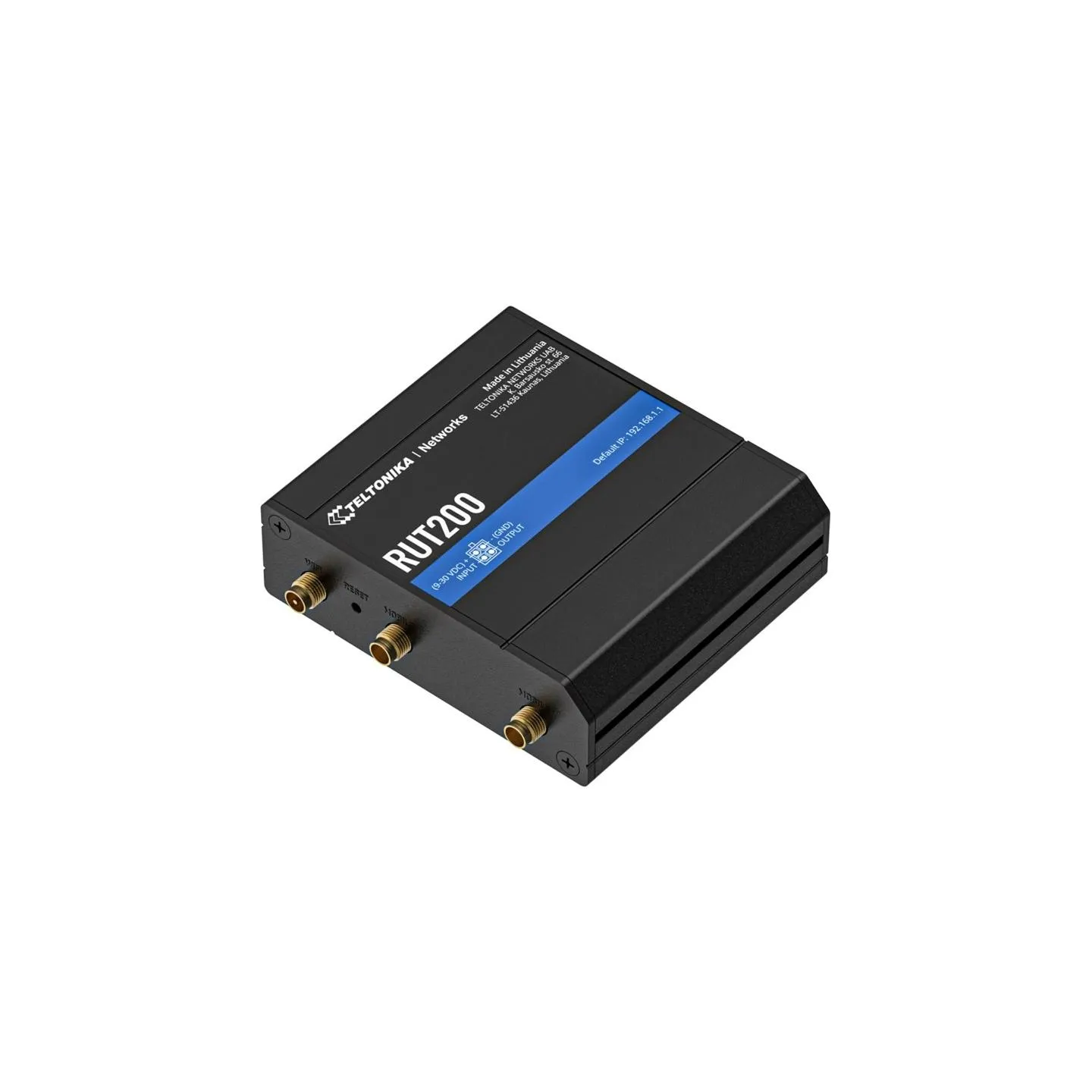 Teltonika LTE Cat 4 Router | RUT200 | 802.11n | 10/100 Mbit/s | Ethernet LAN (RJ-45) ports 2 | Mesh Support No | MU-MiMO No | No
