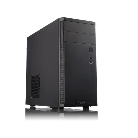 Fractal Design | CORE 1100 | Black | Micro ATX | ATX PSUs, up to 185mm if a typical-length optical drive is mounted