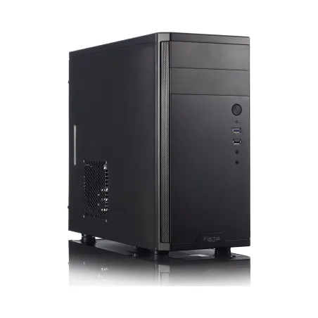 Fractal Design | CORE 1100 | Black | Micro ATX | ATX PSUs, up to 185mm if a typical-length optical drive is mounted