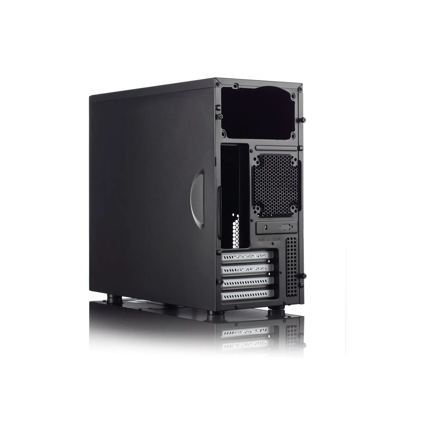 Fractal Design | CORE 1100 | Black | Micro ATX | ATX PSUs, up to 185mm if a typical-length optical drive is mounted