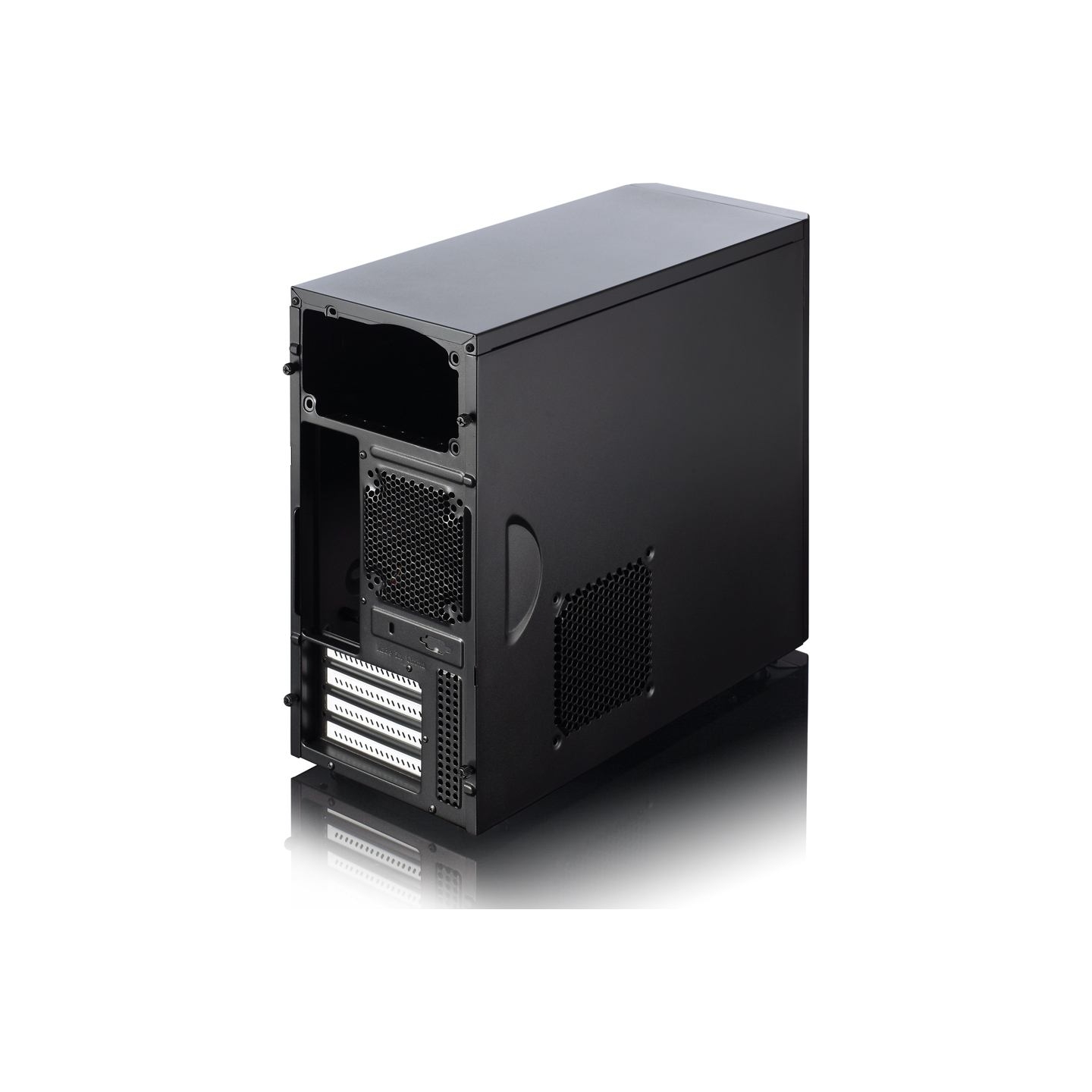 Fractal Design | CORE 1100 | Black | Micro ATX | ATX PSUs, up to 185mm if a typical-length optical drive is mounted
