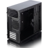 Fractal Design | CORE 1100 | Black | Micro ATX | ATX PSUs, up to 185mm if a typical-length optical drive is mounted